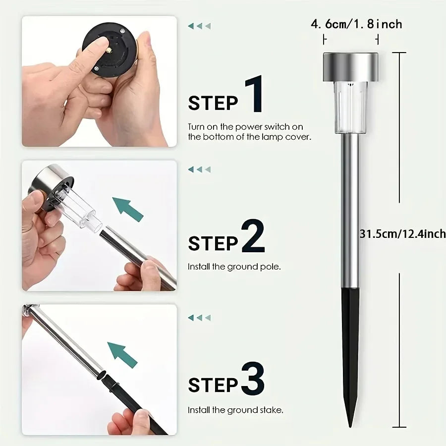 LumiPath Solar Driveway Lights